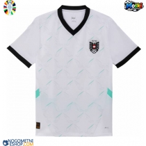 Moški Nogometni dresi Avstrija Gostujoči EP 2024 Kratek Rokav